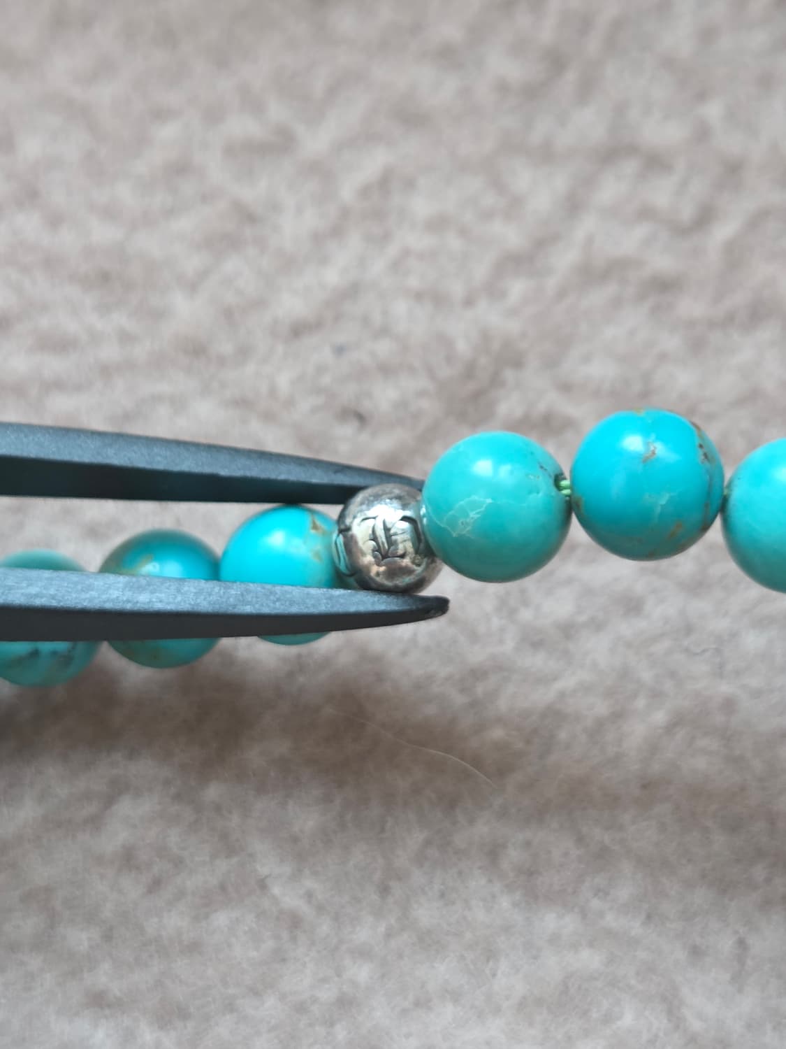 크롬하츠 터키석 4볼 팔찌 정품 상품이미지7