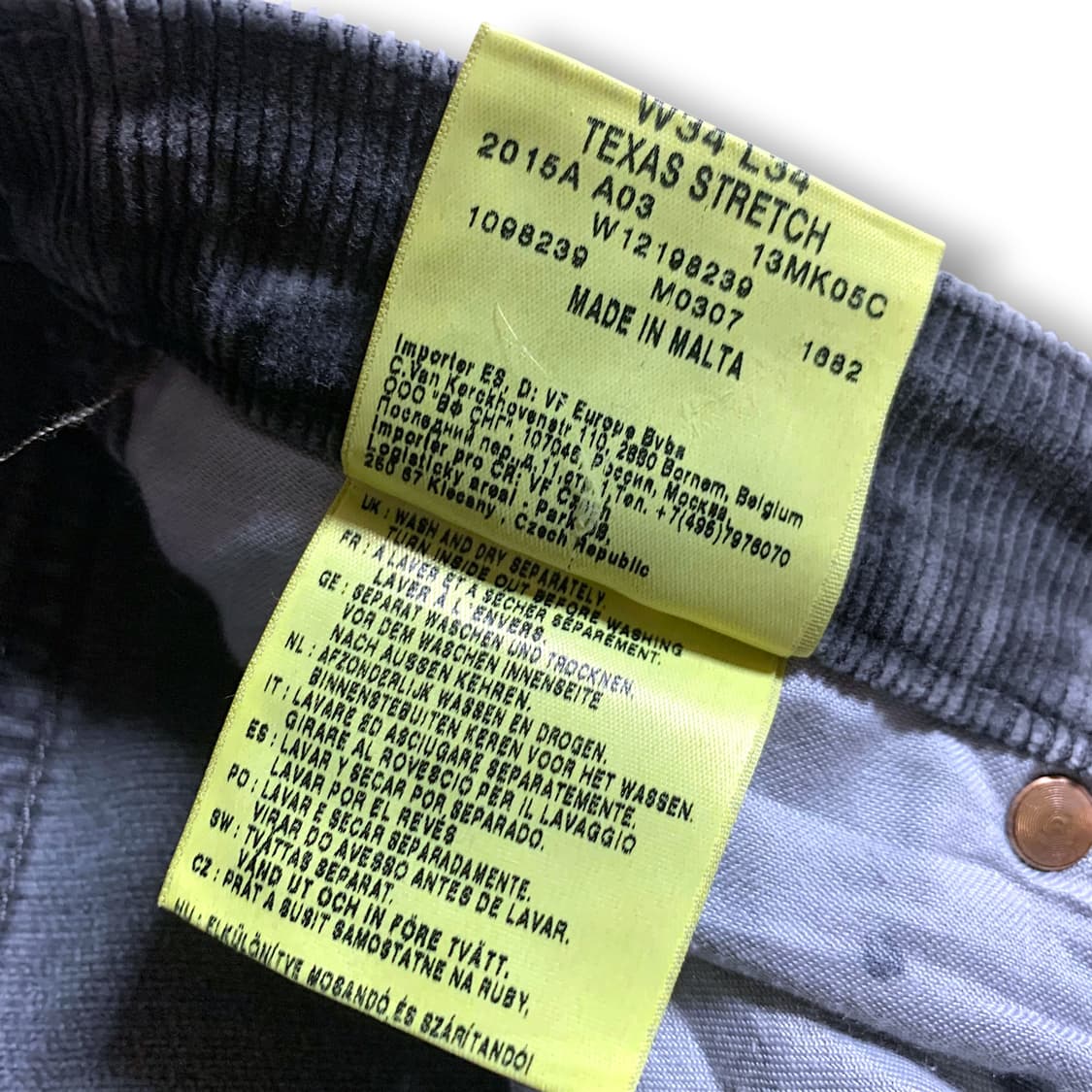 [32] Wrangler Texas Stretch 코듀로이 팬츠 상품이미지5
