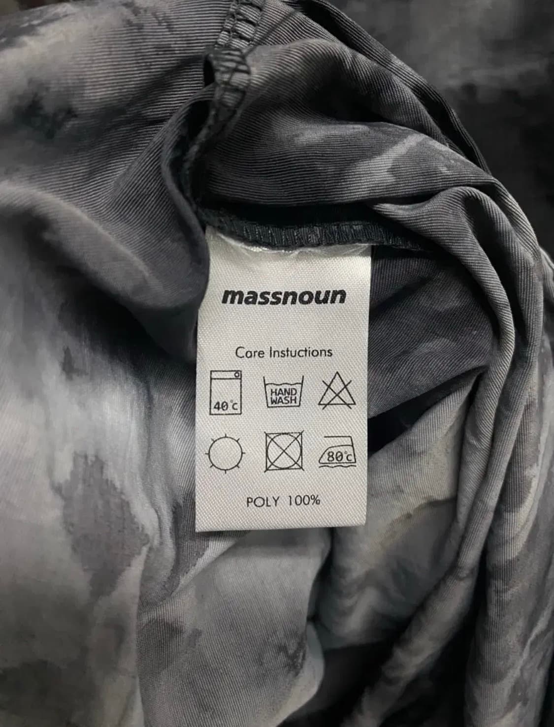 [새상품] 매스노운 타이다이 하프셔츠 그레이 M-L 상품이미지5