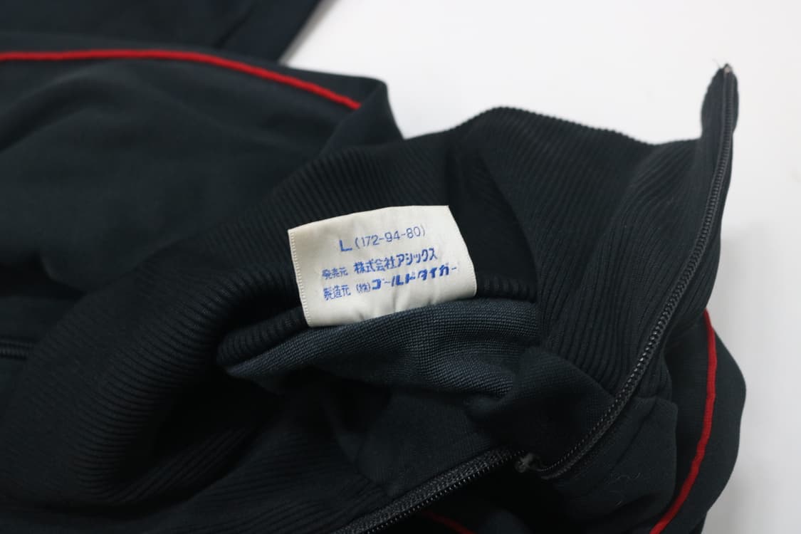 ASICS 아식스 빈티지 레드 라인 사이드 스트라이프 트랙탑 (L) 상품이미지10