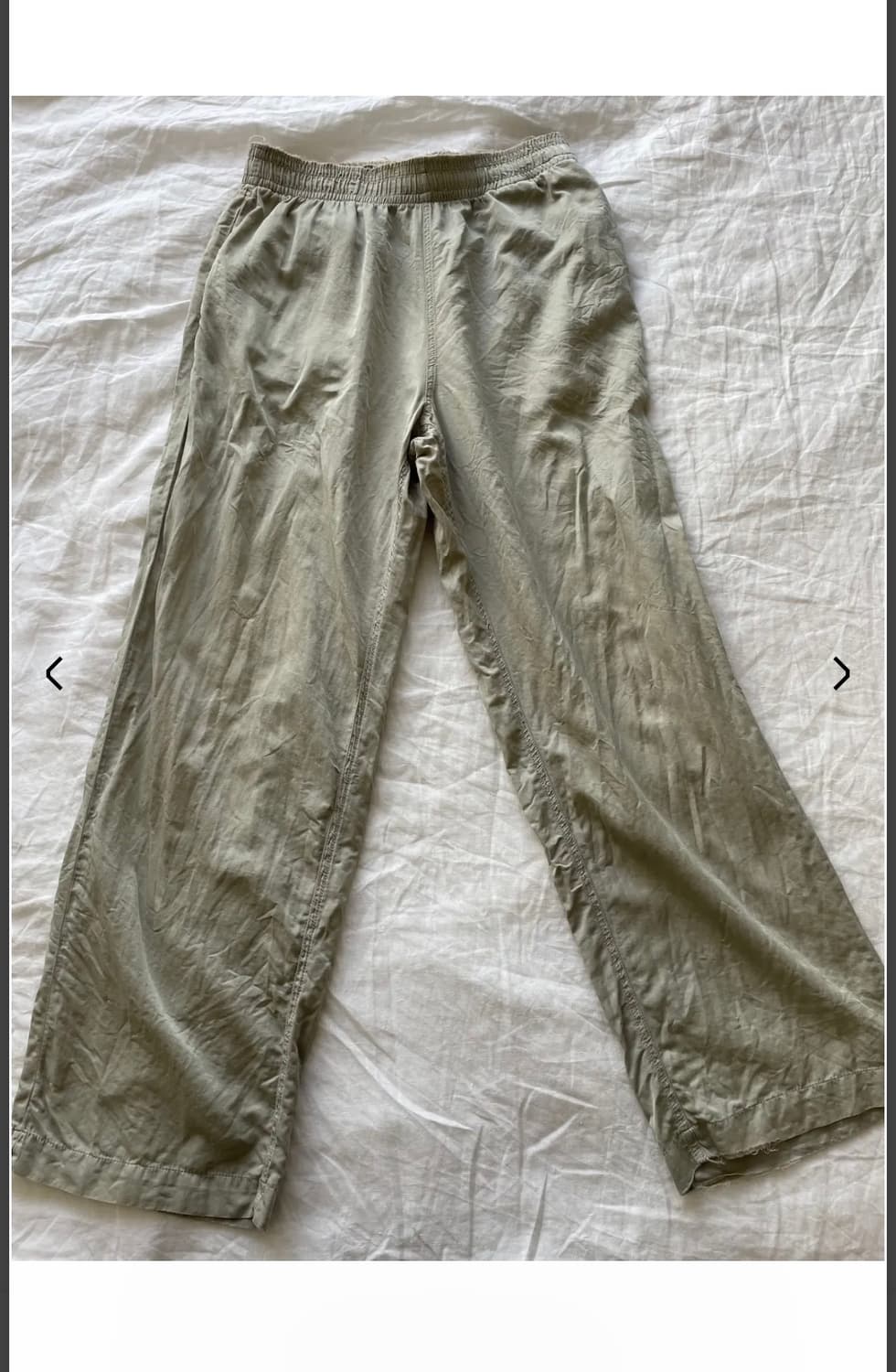 [46] 아워레가시 리듀스 트라우저 코튼 실크 상품이미지1