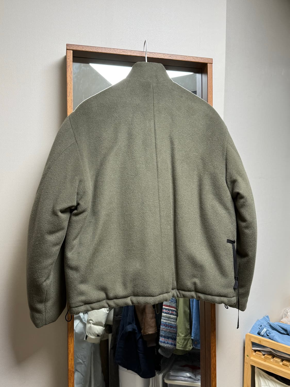 폴리테루 패디드 블루종 상품이미지2