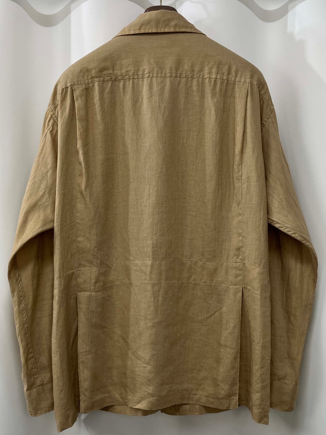 폴로 랄프로렌 QR 탄베이지 린넨 유틸리티 사파리 자켓 상품이미지2