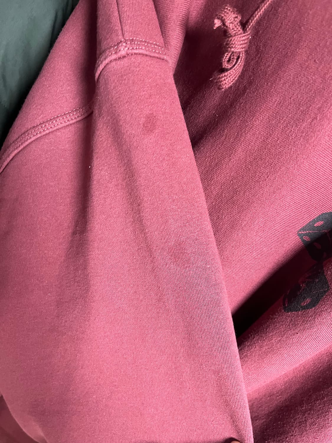 스투시 쉐이커스 후디 옥스블러드 XL 판매 상품이미지5