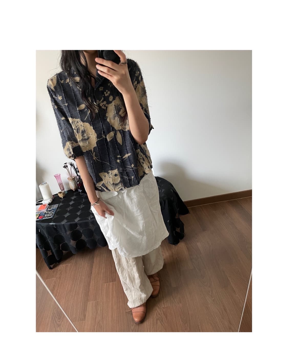 patterned blouse 상품이미지9