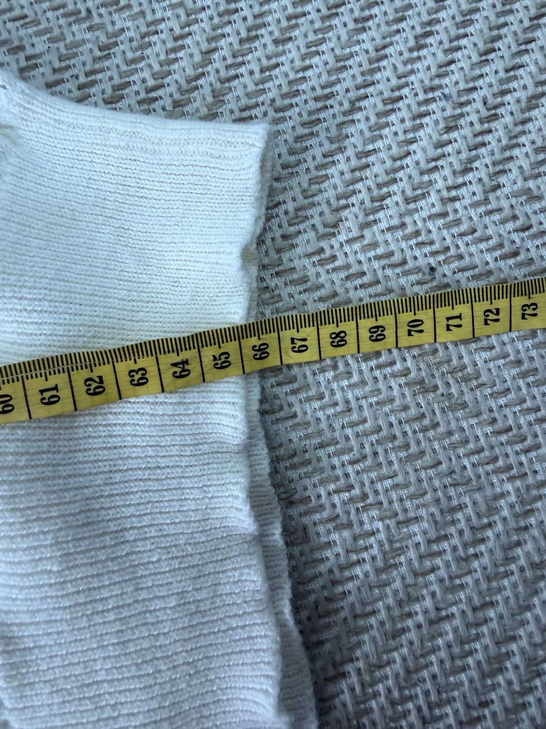 정품) 이치아더 한섬 화이트 니트 스웨터 82(66) 상품이미지9