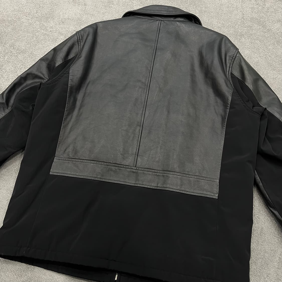 95 로베르타 디 까메리노 양가죽 믹스 레더자켓 상품이미지4