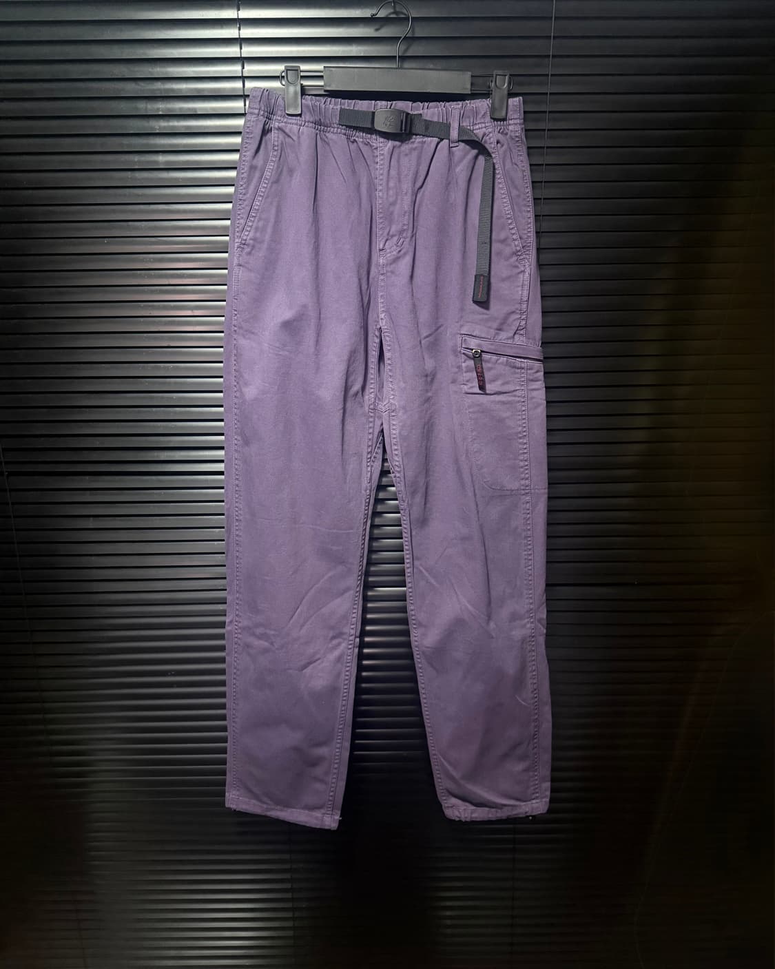 디스이즈네버댓 그라미치 보라색 퍼플 워싱 데님 워크 카고 팬츠 바지 S  상품이미지1