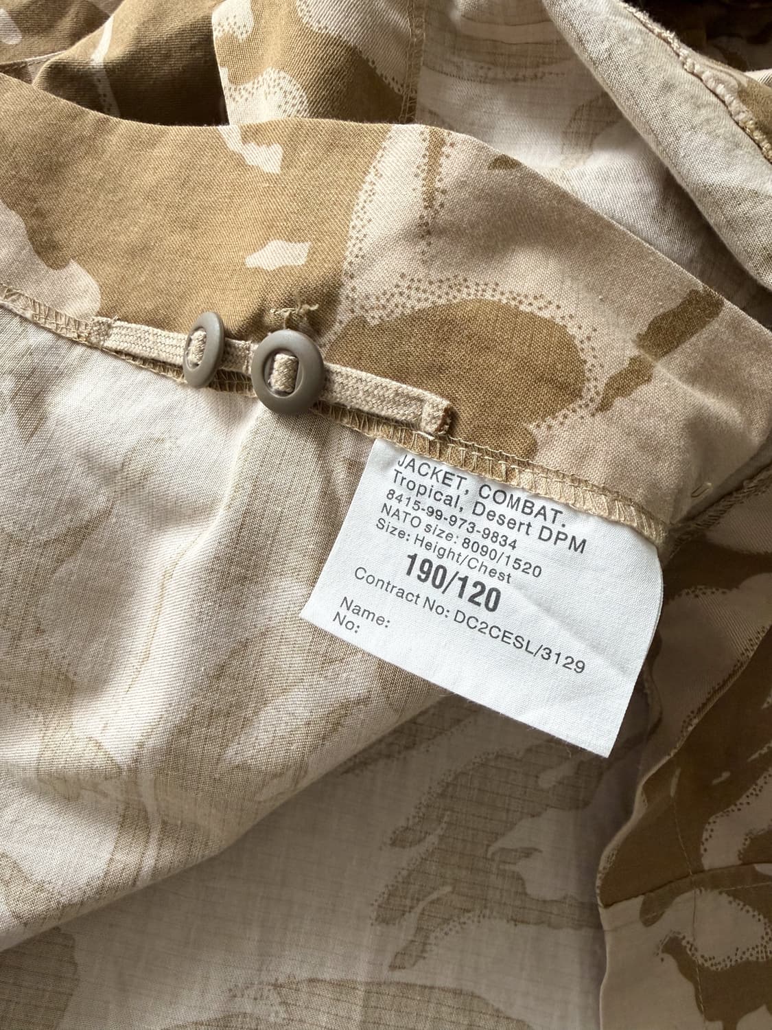 British Army Tropical Combat Jacket 상품이미지7