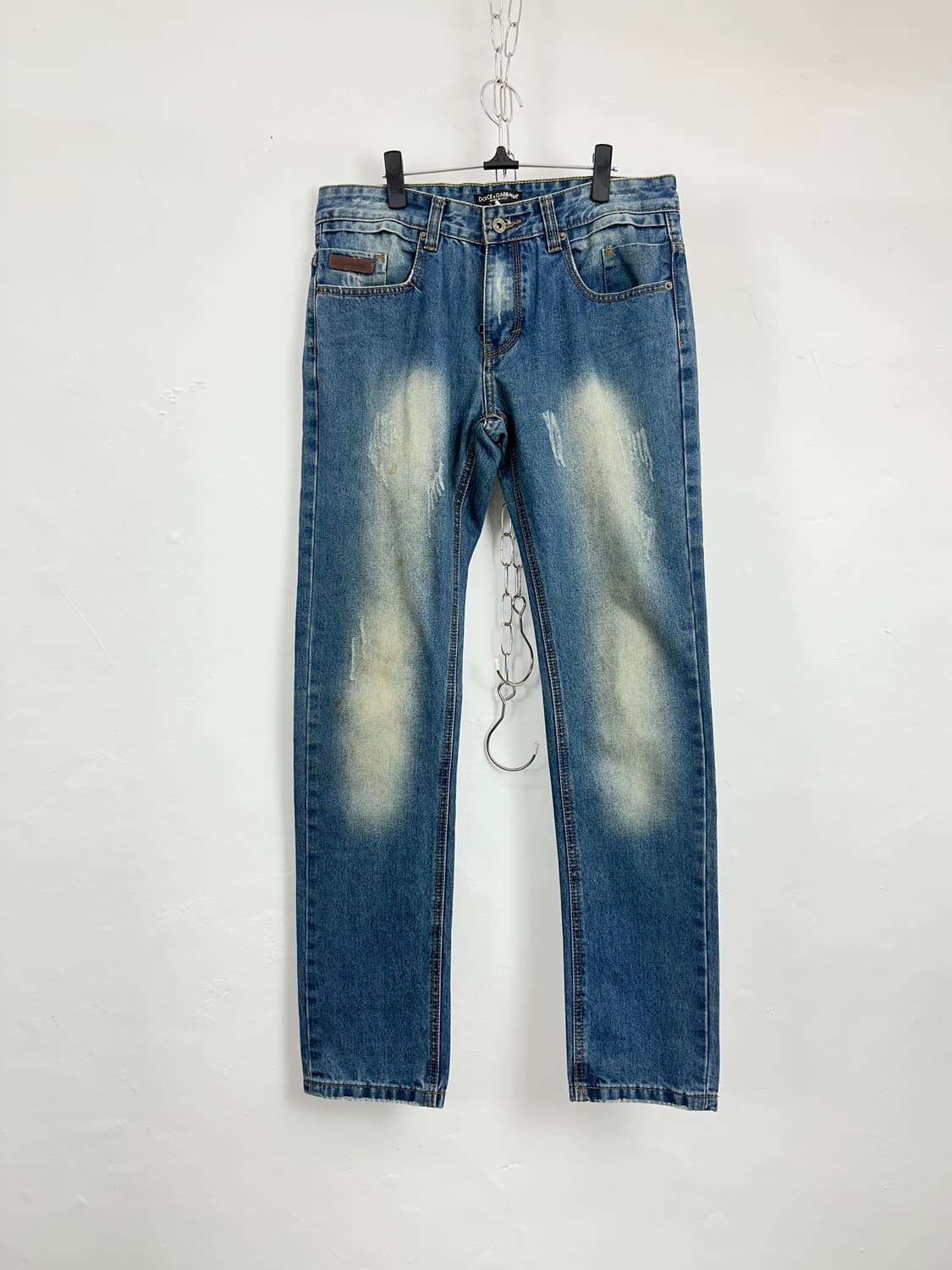 Dolce & Gabbana Metal Logo Plate Leather 상품이미지5