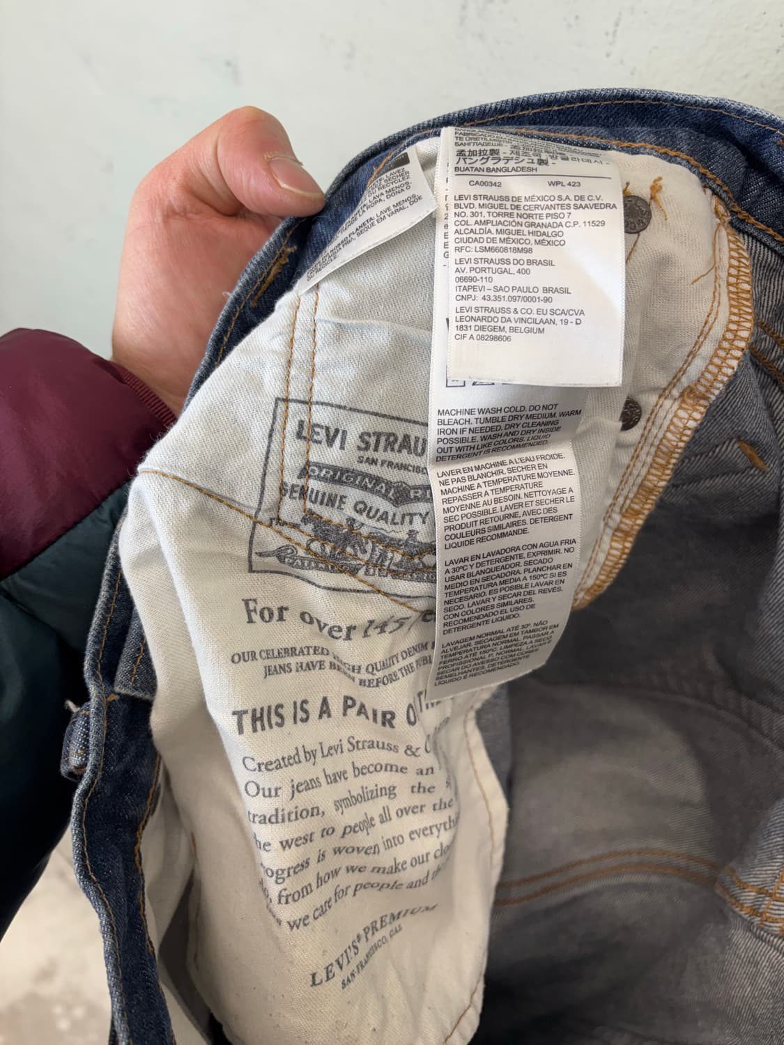 리바이스 프리미엄 스트롱 데님 팬츠 상품이미지7