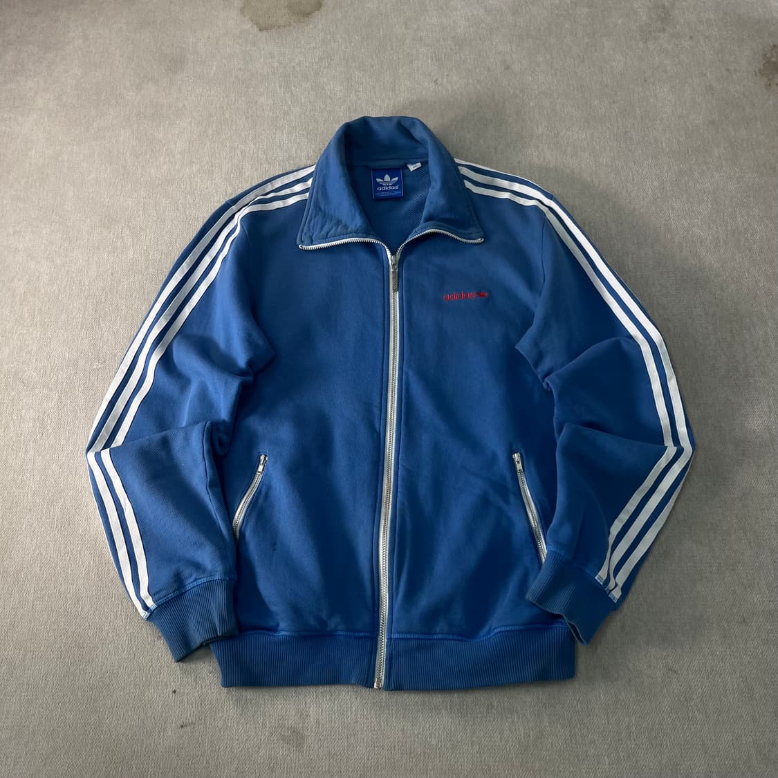 100 아디다스 베켄바우어 블루 트랙탑 져지 상품이미지1