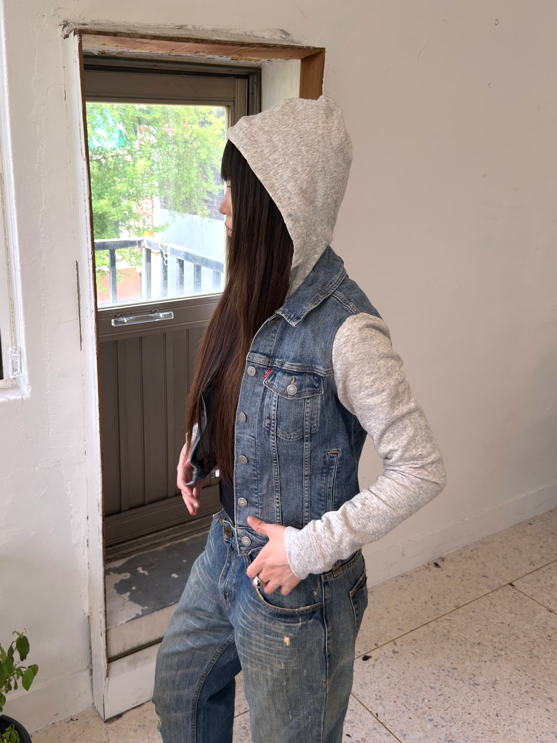 리바이스 후드 데님 자켓 상품이미지2