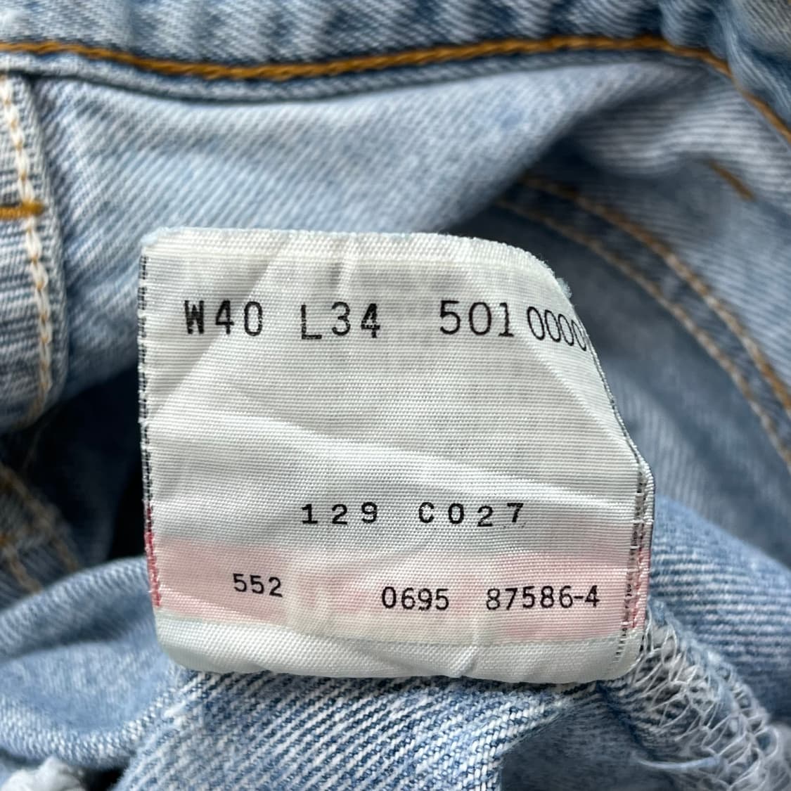Usa리바이스 501xx 데님팬츠 r2410 상품이미지8