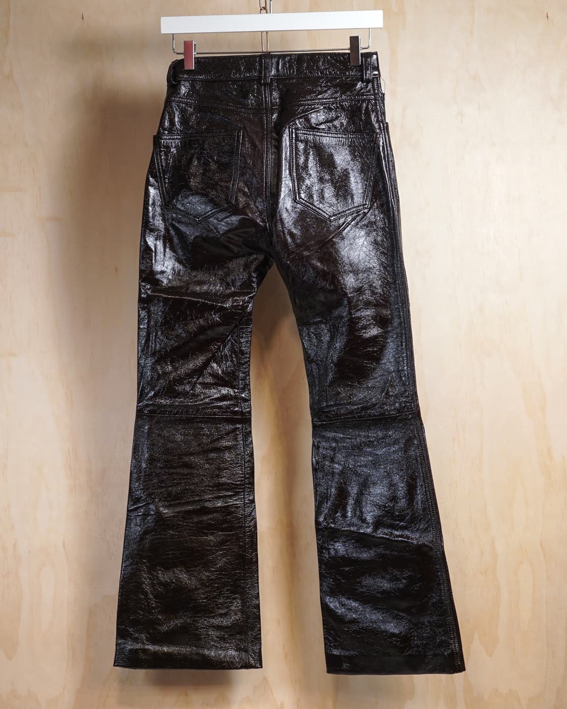 Ernest W Baker 22AW 램스킨 플레어 팬츠 상품이미지4