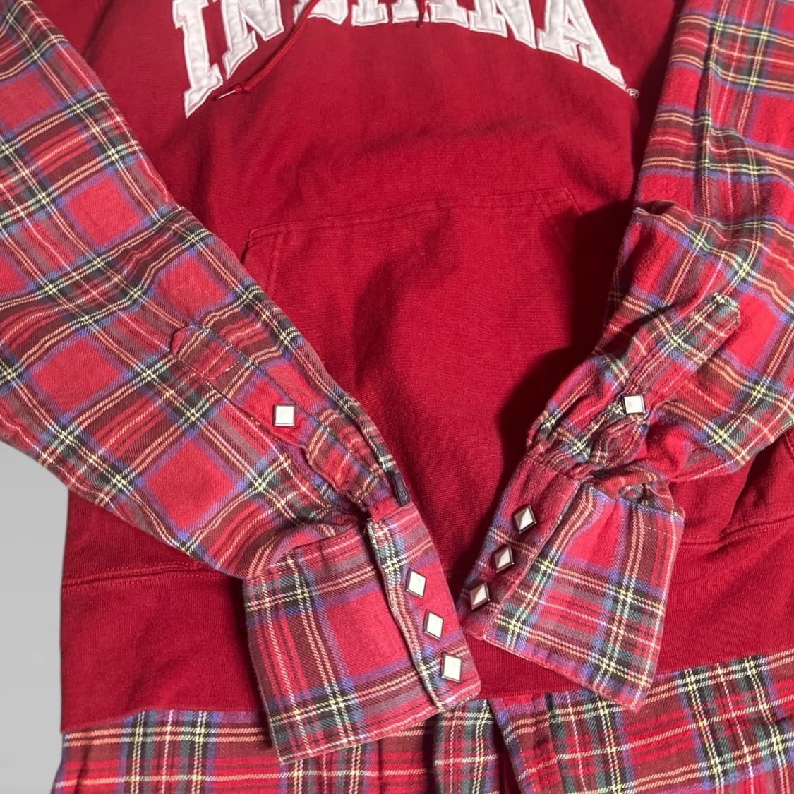 Shirt-Layered Hoodie 상품이미지4