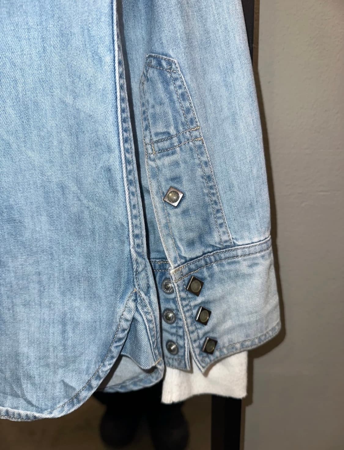 Lee riders vence exchange 웨스턴 데님 셔츠 상품이미지6