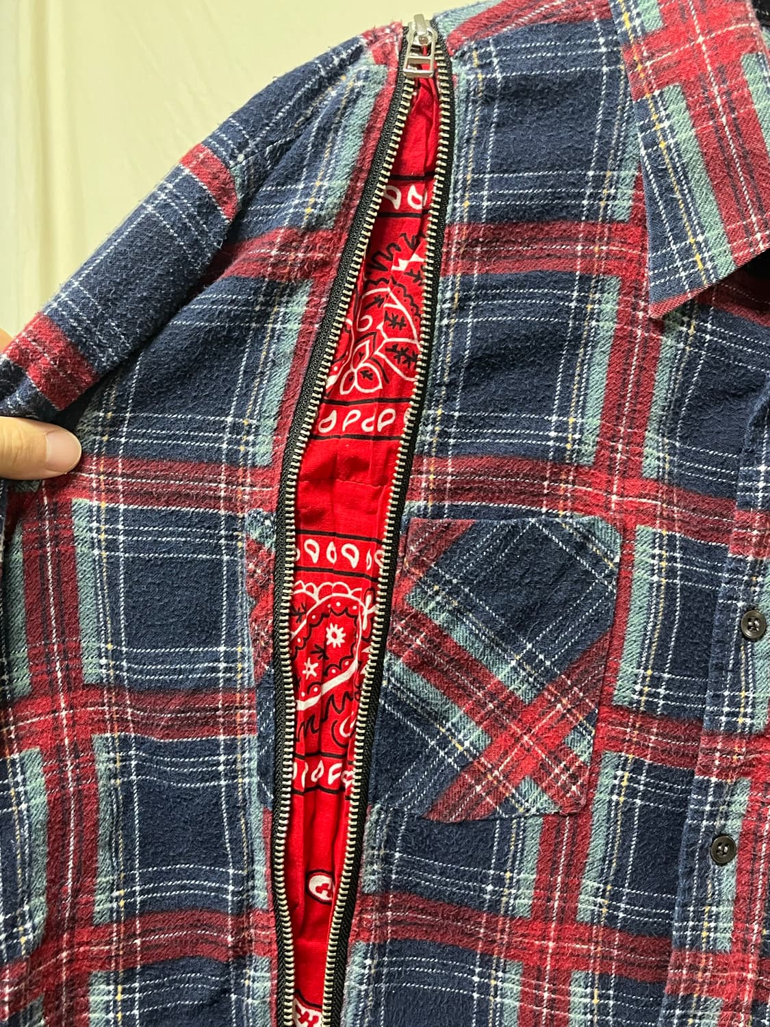 Old park flannel shirt 상품이미지4