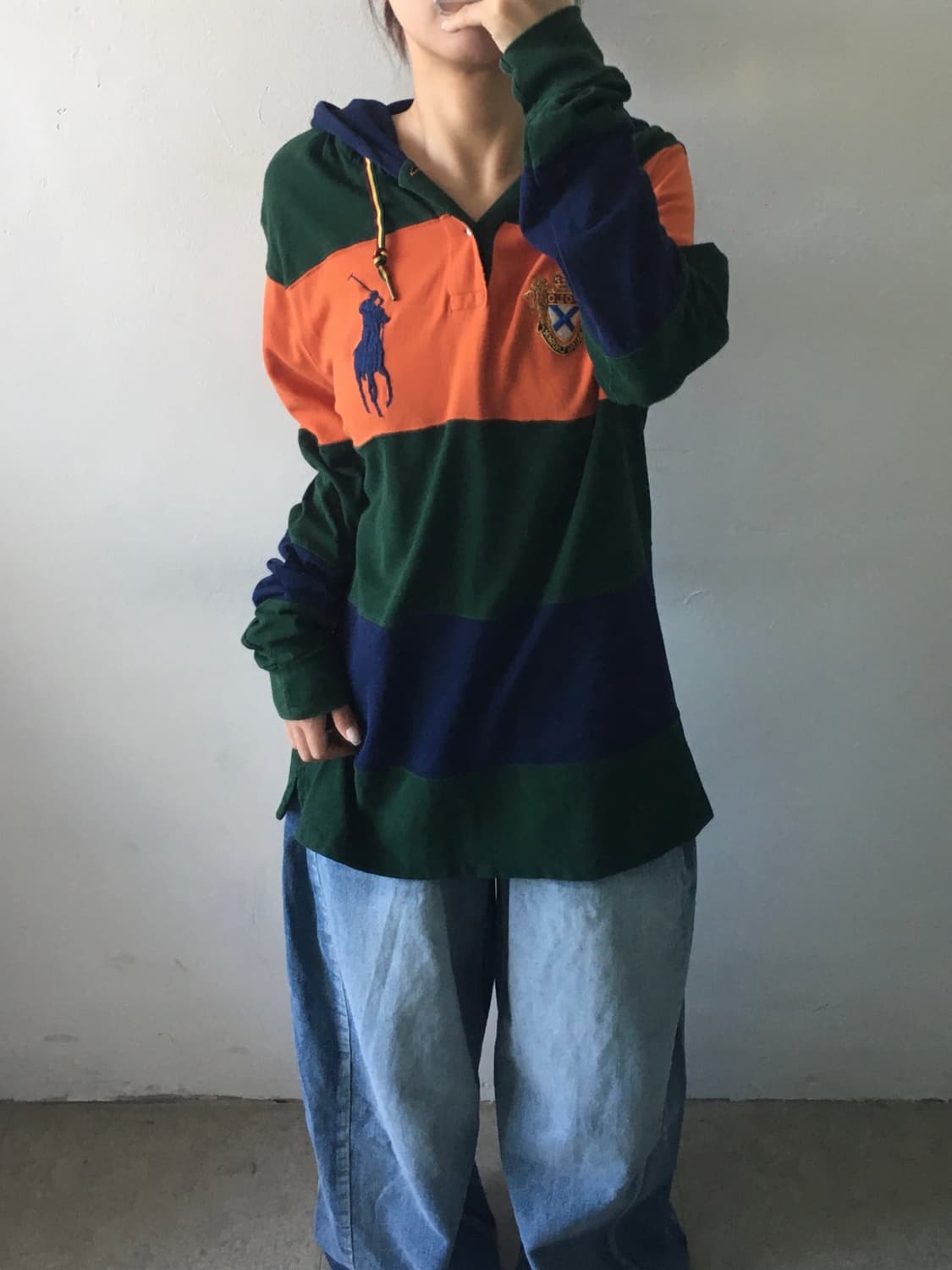 폴로 랄프로렌 빅포니 후드 롱슬리브 상품이미지1