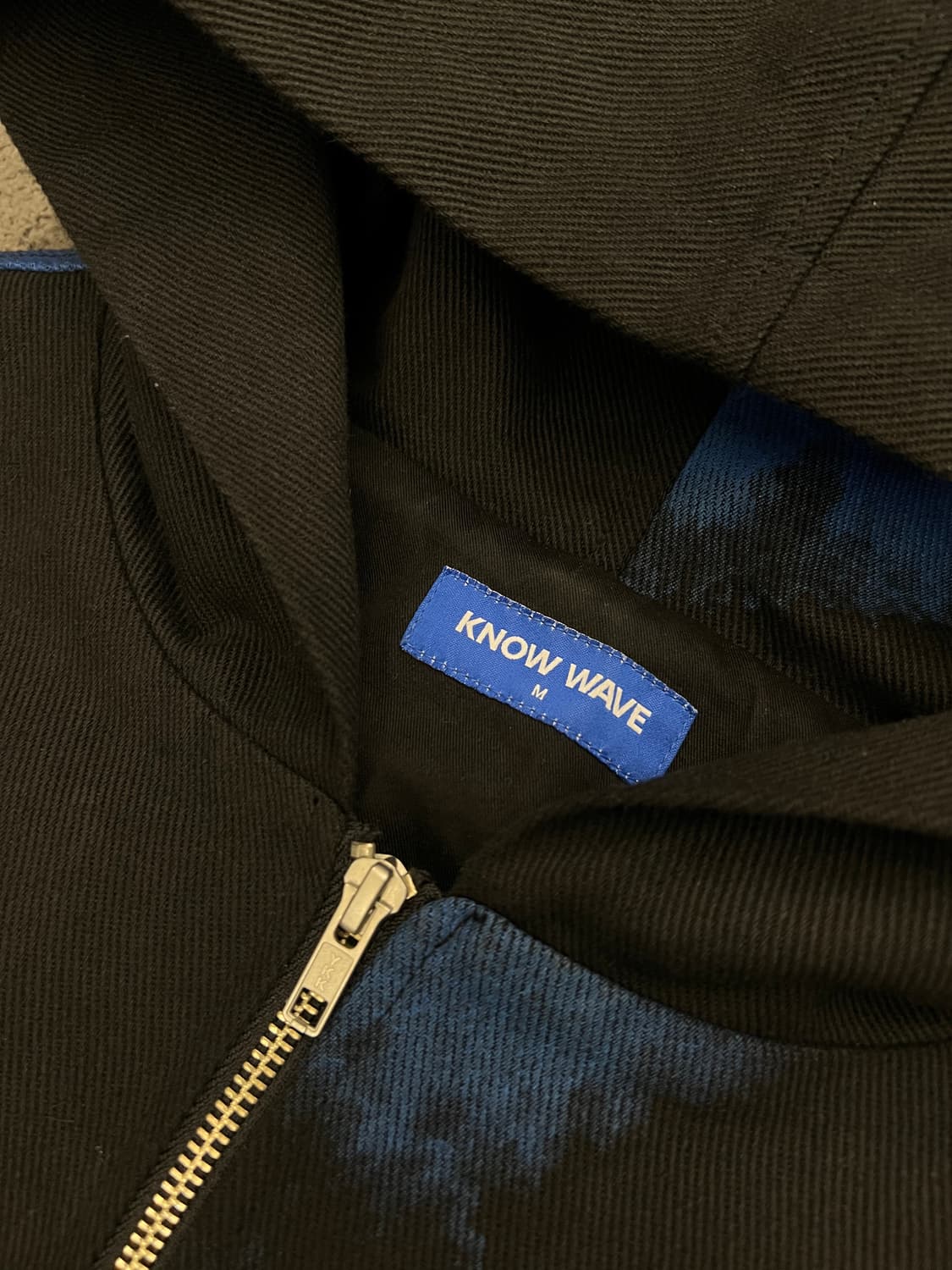 노우웨이브 블루 프린트 워크후드 자켓 처분  상품이미지3