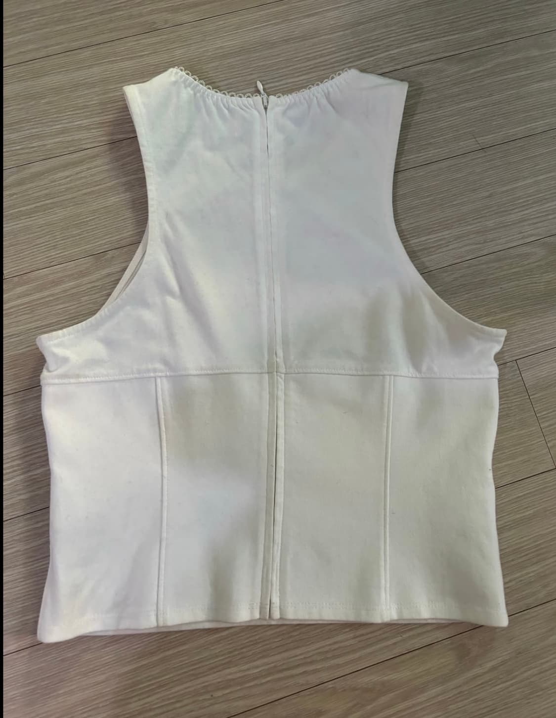 슈슈통 화이트 코튼탑 상품이미지5