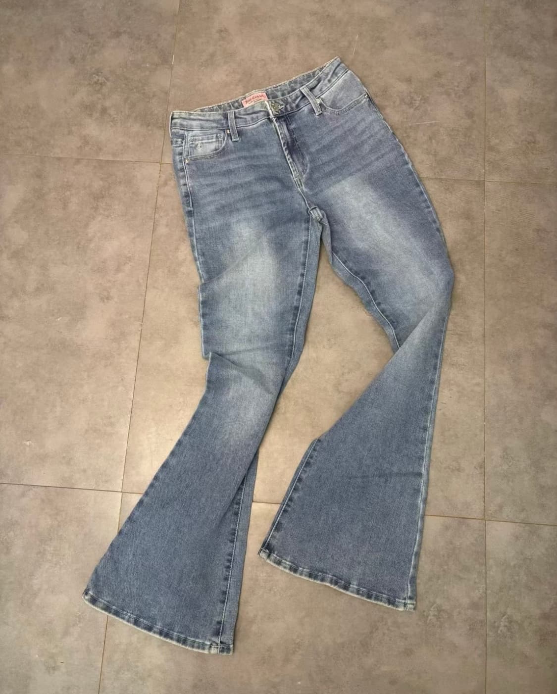 쥬시꾸뛰르 라인스톤 부츠컷 데님 상품이미지3