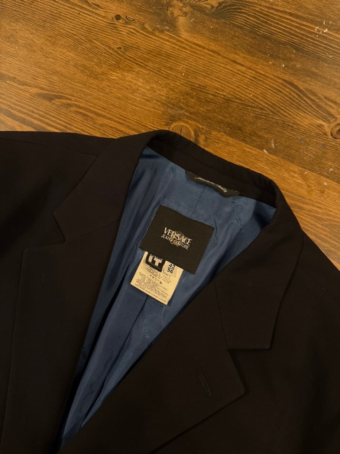 90s 베르사체 진스 꾸띄르 아카이브 자켓 105~110 상품이미지7