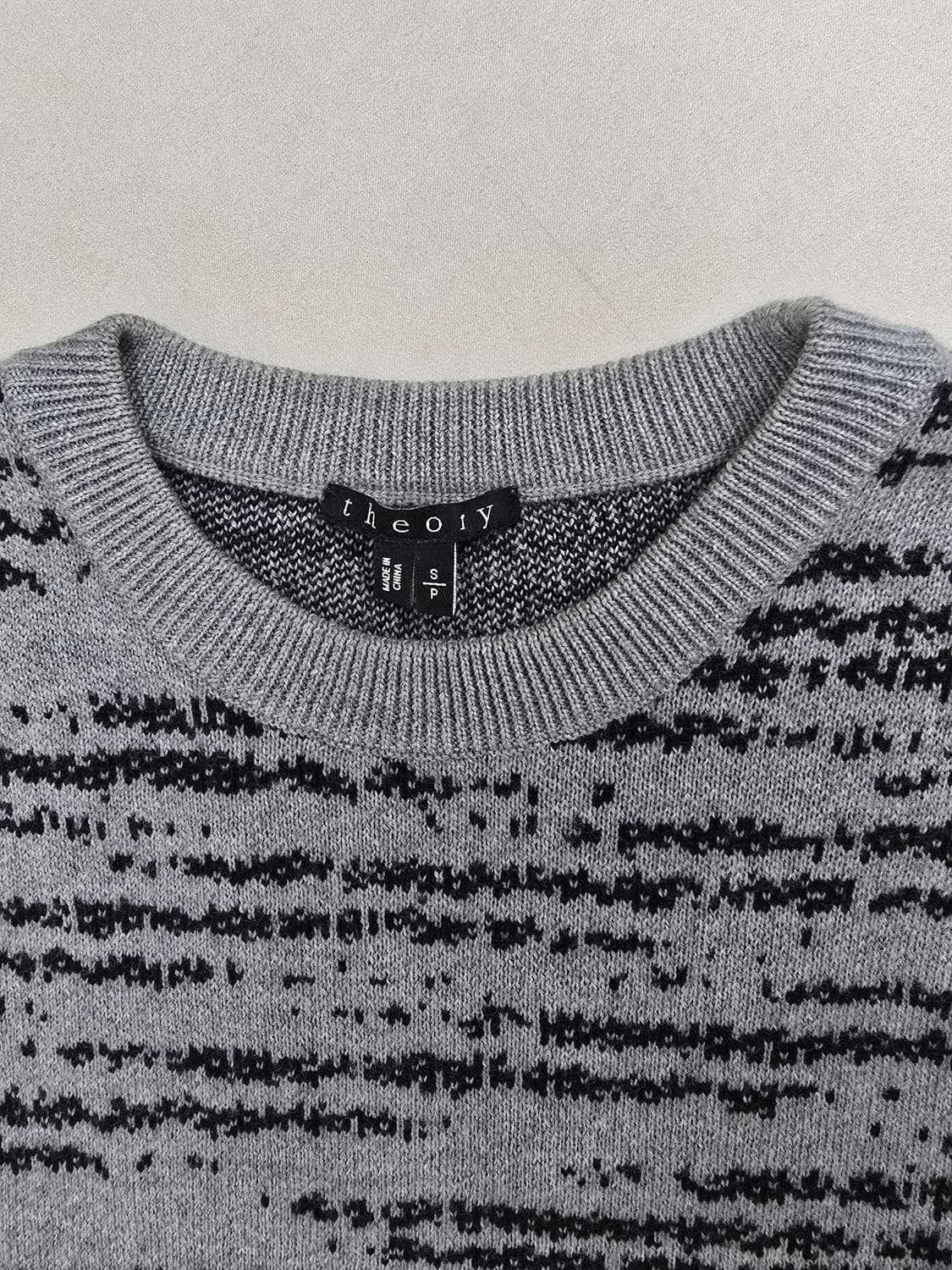 띠어리 모100% 니트티 그레이 상품이미지7