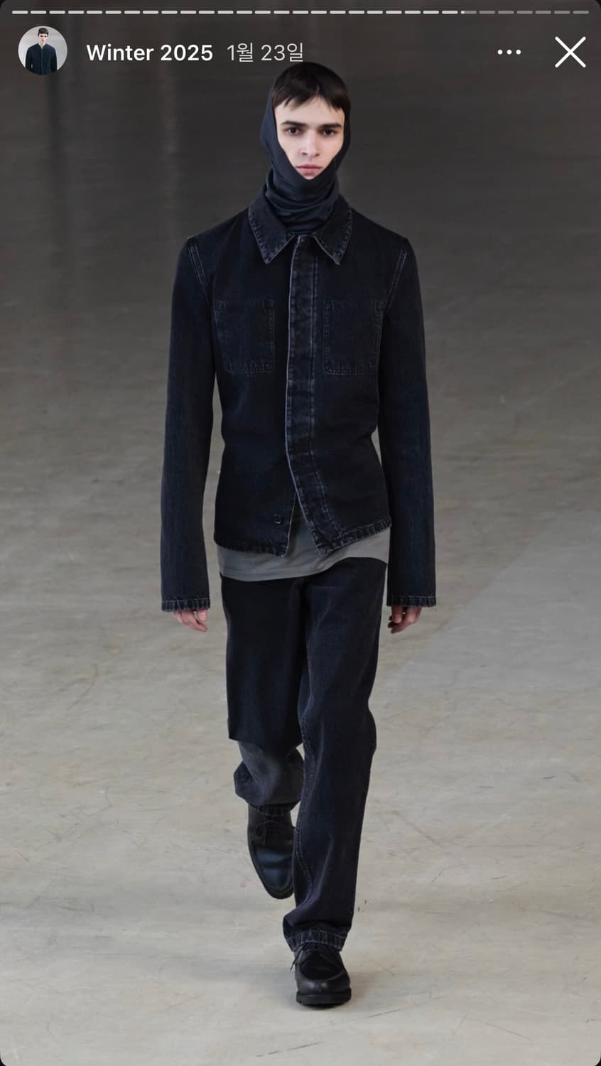 [L]RIER Denim Jacket Anthracite 상품이미지1