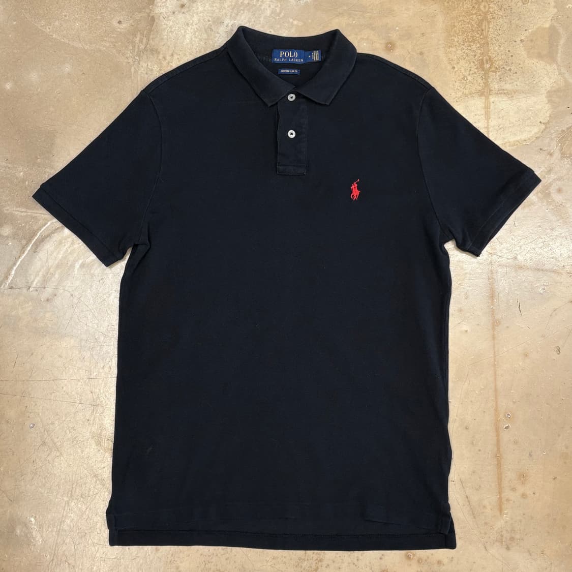 M 폴로랄프로렌 블랙 카라 반팔티 상품이미지2