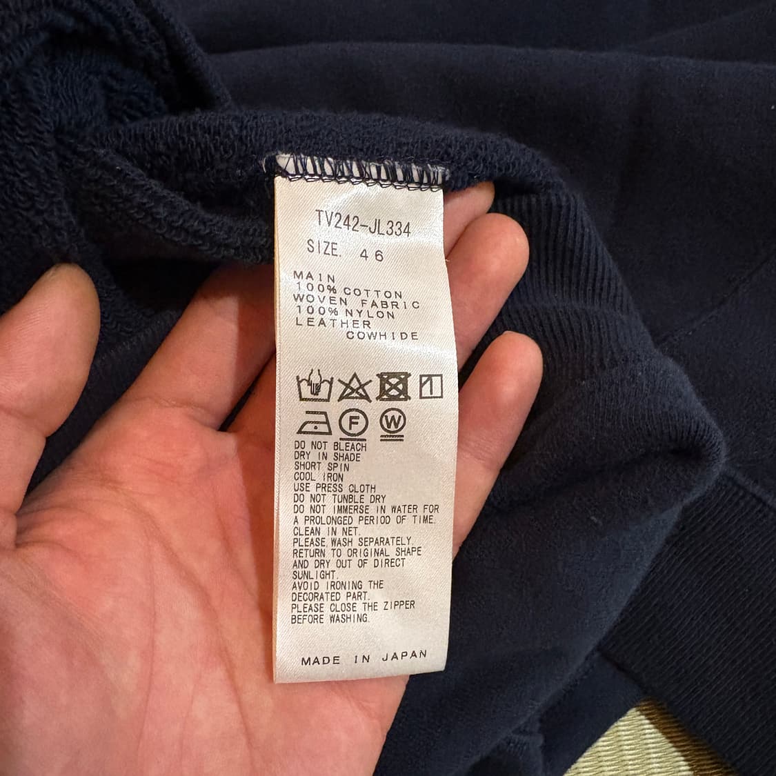 24AW TOGA VIRILIS 반집업 스웻 상품이미지7