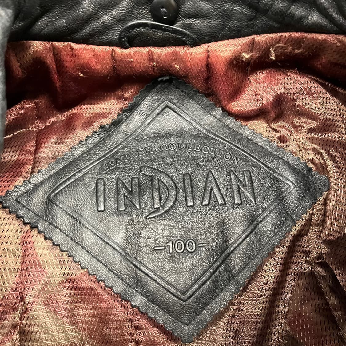[정품/100] 인디안 빈티지 가죽 봄버 자켓 b15 상품이미지7