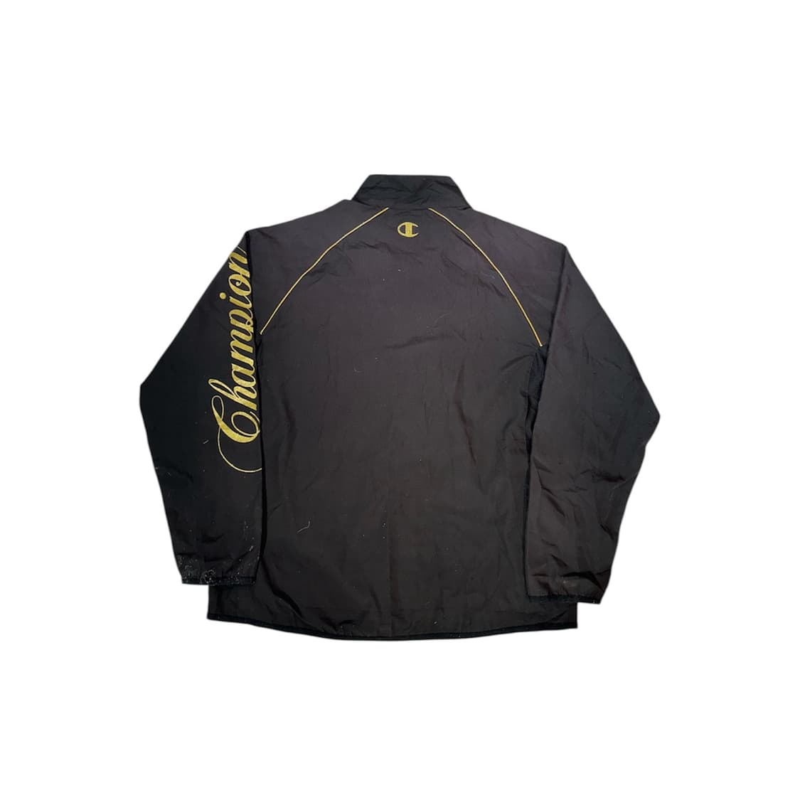 챔피온 블랙 골드 레터링 자수 바람막이 자켓 M 상품이미지6
