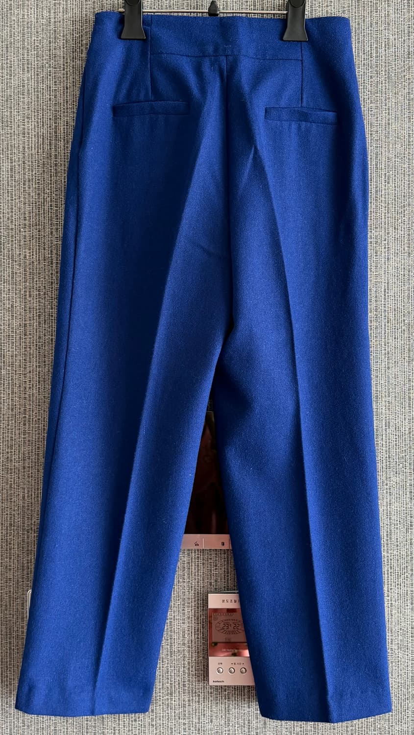 코발트 블루 로얄 블루 슬랙스 정장 바지 스트레이트핏 일자핏 트리우저 S 상품이미지2