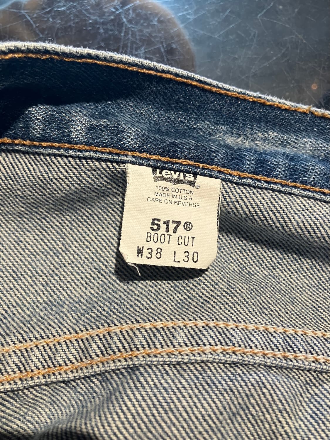  00s USA 빈티지 리바이스 517 부츠컷 데님 팬츠 상품이미지9