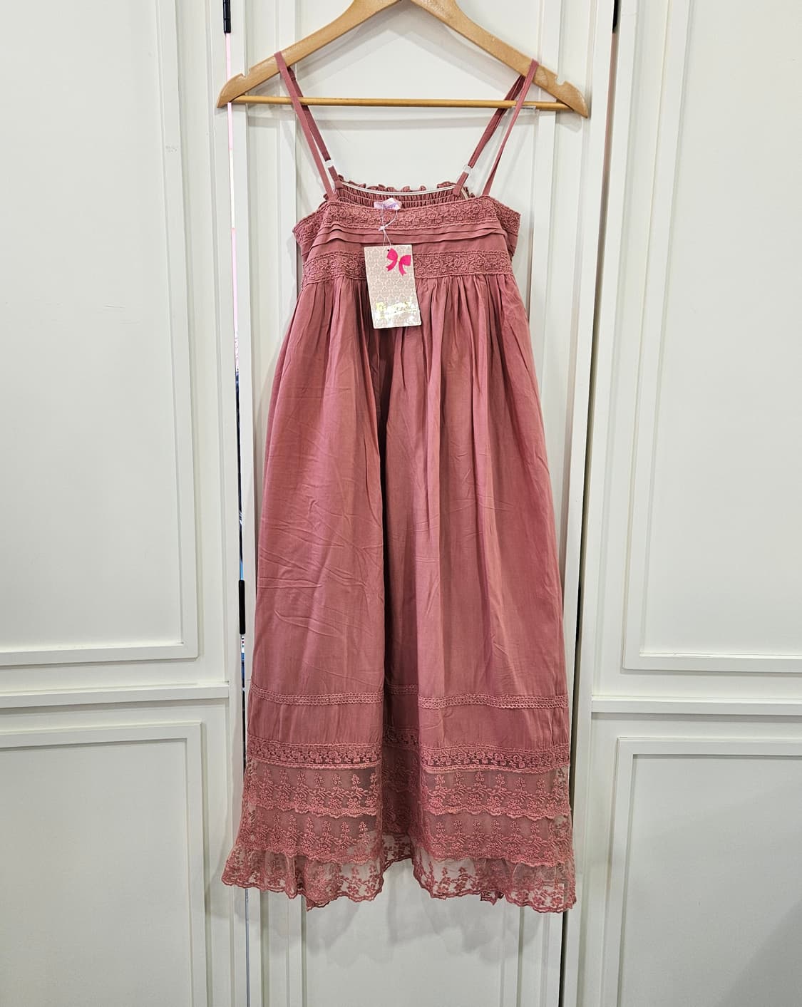 레이스 롱 원피스 상품이미지1