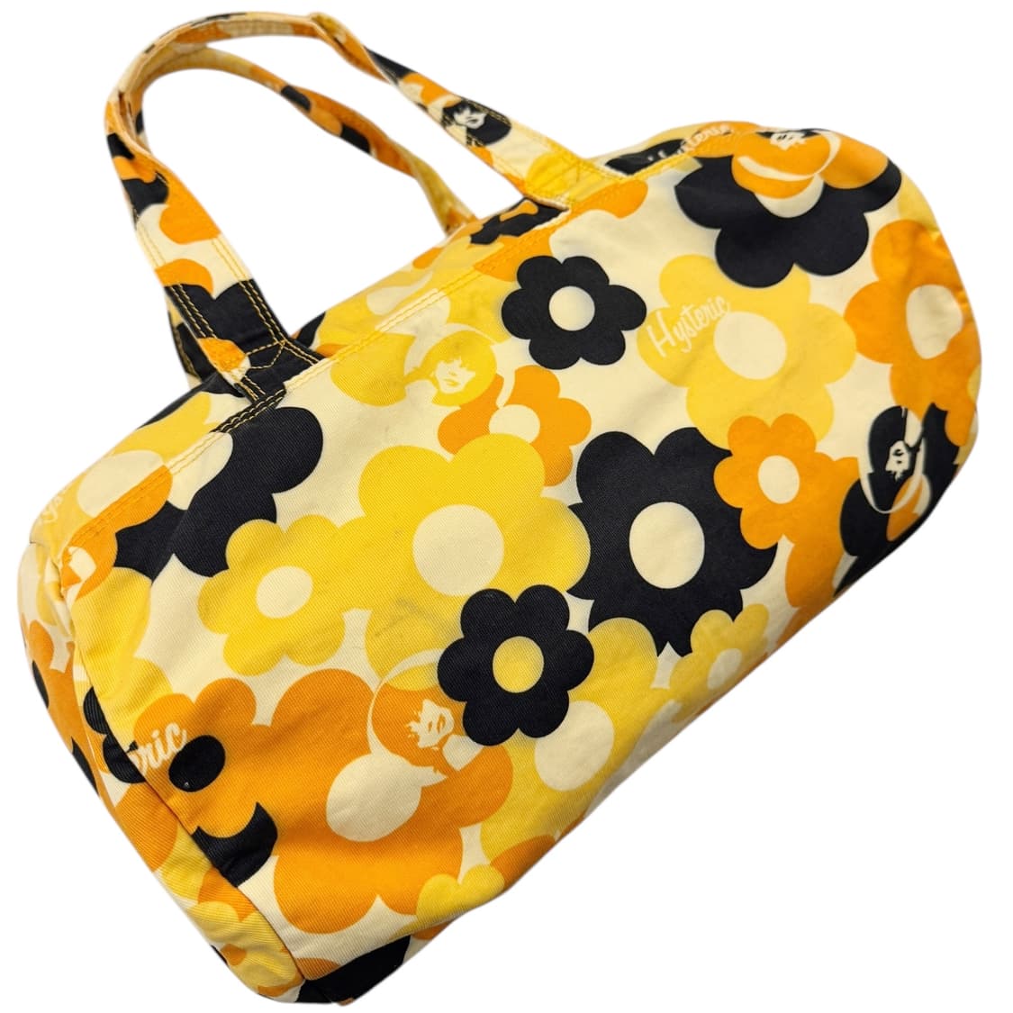 히스테릭글래머 플라워 보스턴백 옐로우 상품이미지6