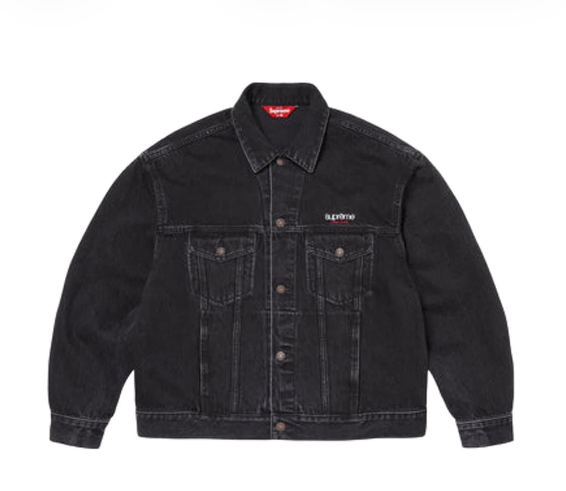 (L) 슈프림 자가드 데님 트러커 자켓-26ss 상품이미지10