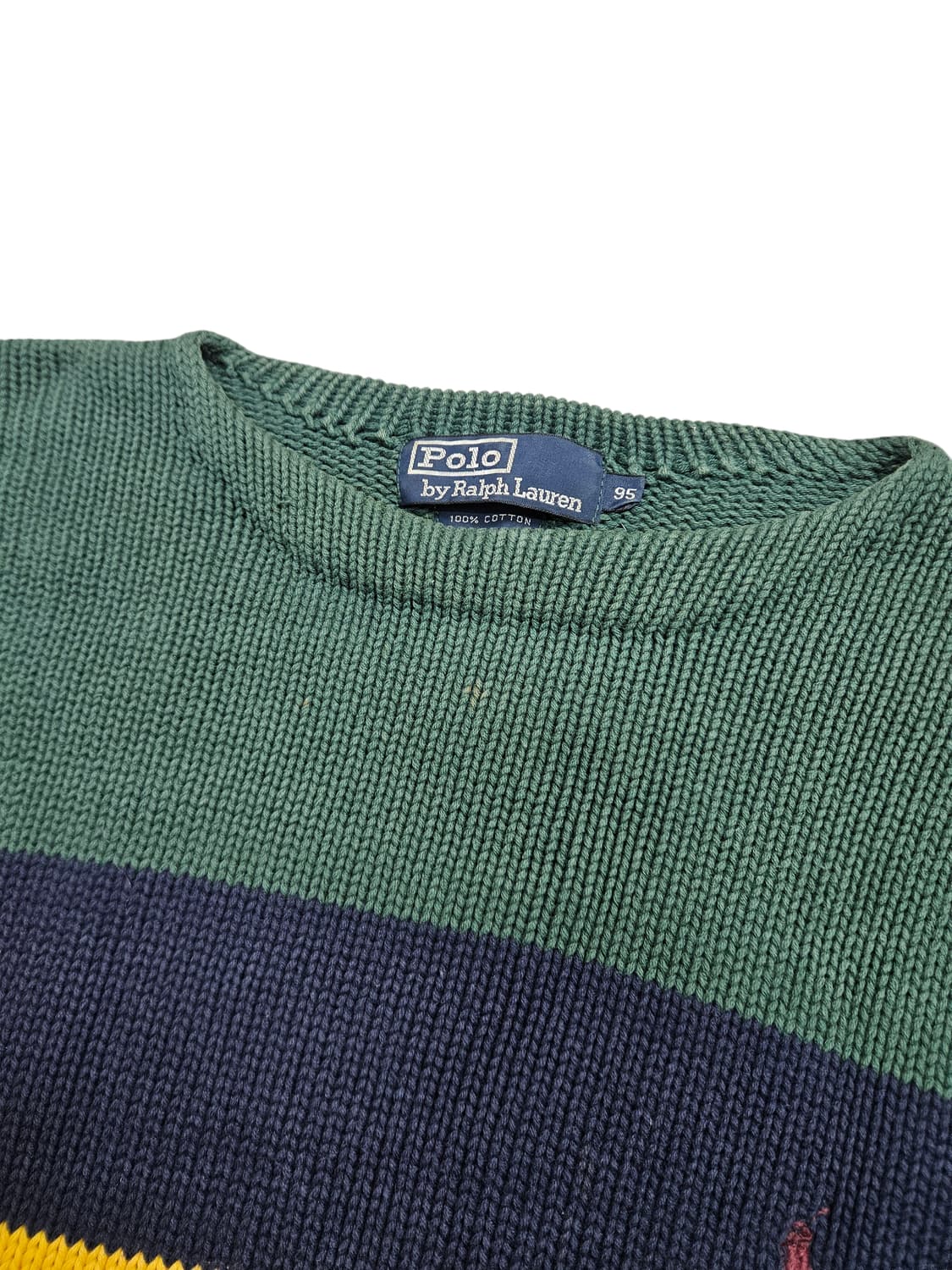 폴로 스트라이프 코튼 니트 상품이미지5