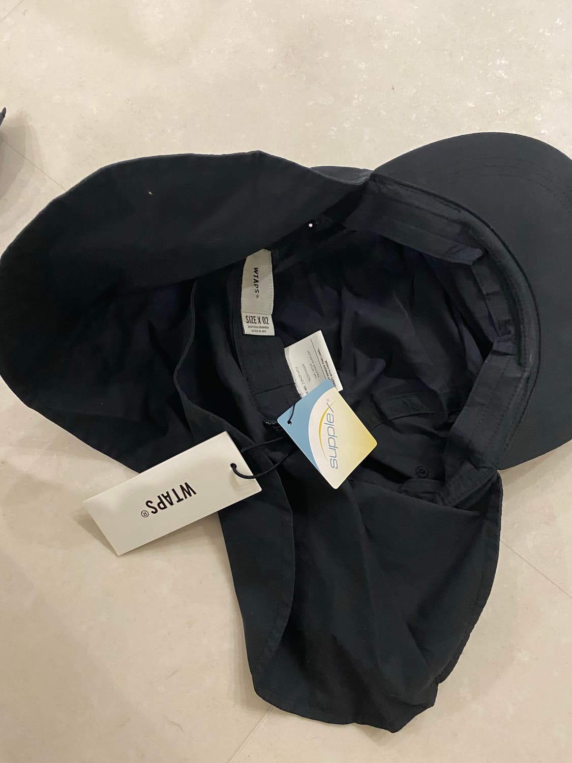 WTAPS 블랙 선쉐이드 캡 상품이미지8