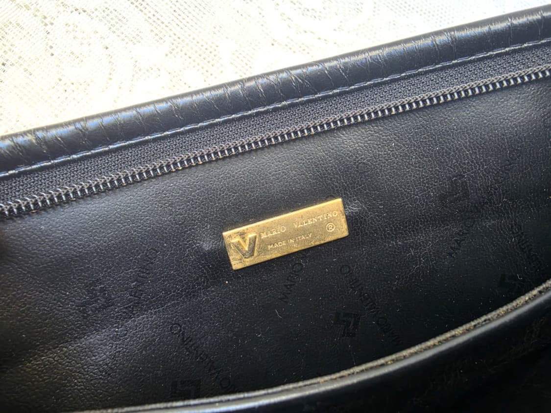 마리오 발렌티노 빈티지 레더 클러치백 (made in italy) 상품이미지5