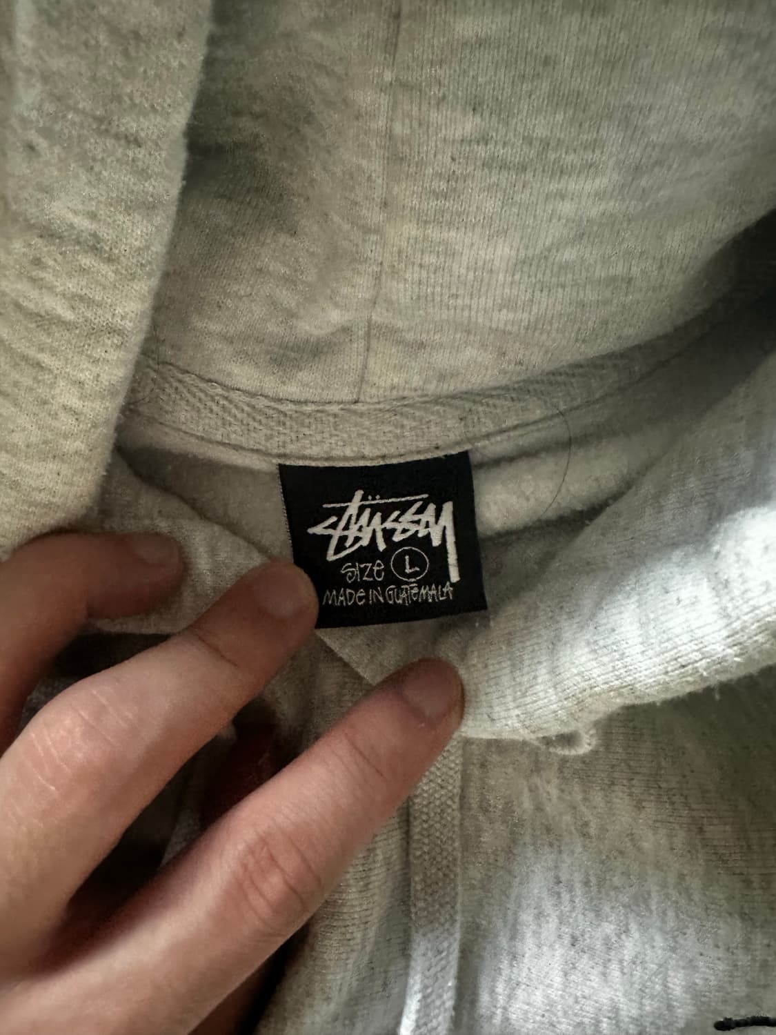 Stussy hoodie ash heather 상품이미지3
