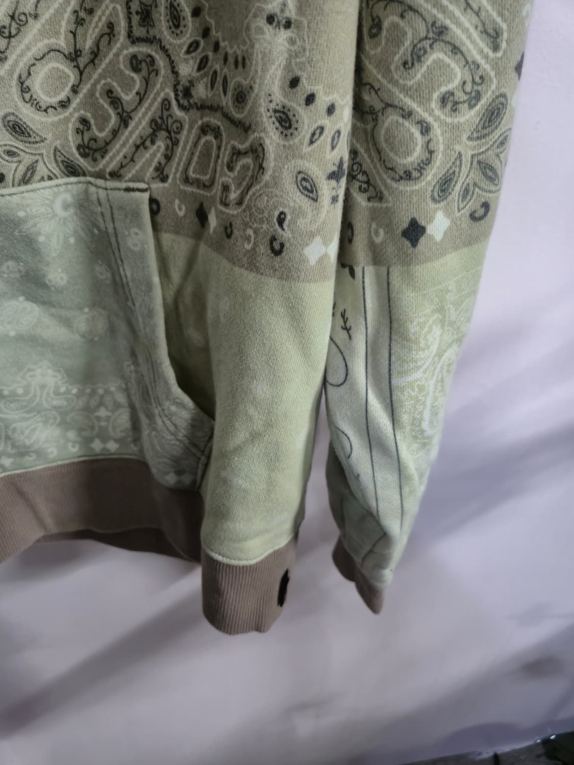 커버낫 페이즐리 패턴 후드티 (l) 상품이미지5