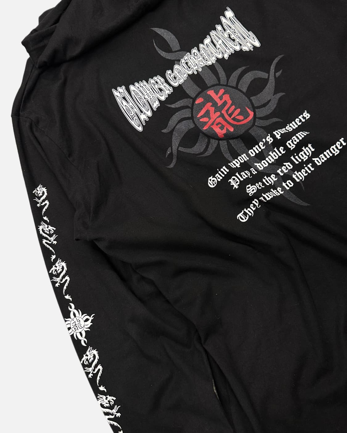 oriental dragon mark hood t-shirt 상품이미지6