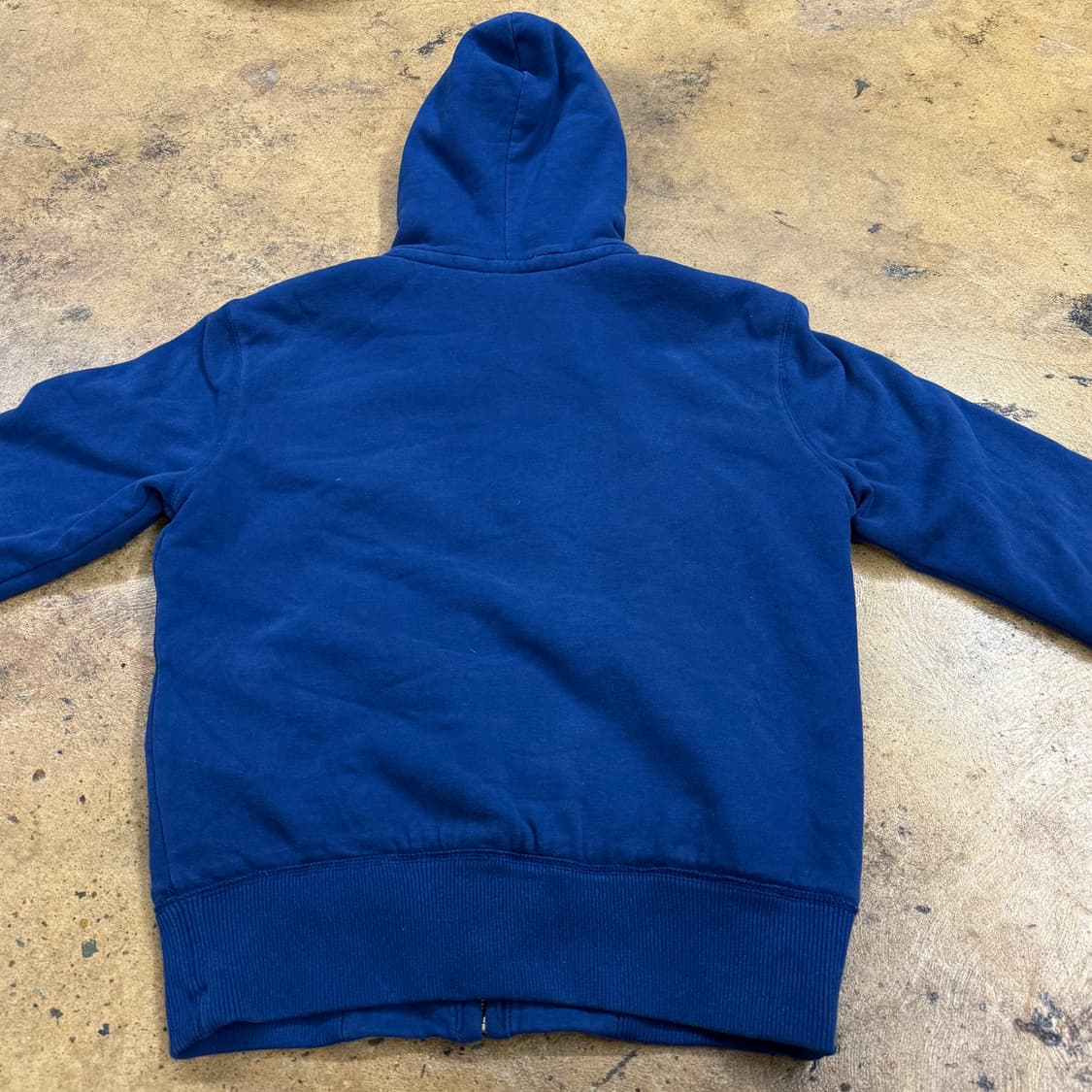 후아유 블루 양털 후드집업 상품이미지4