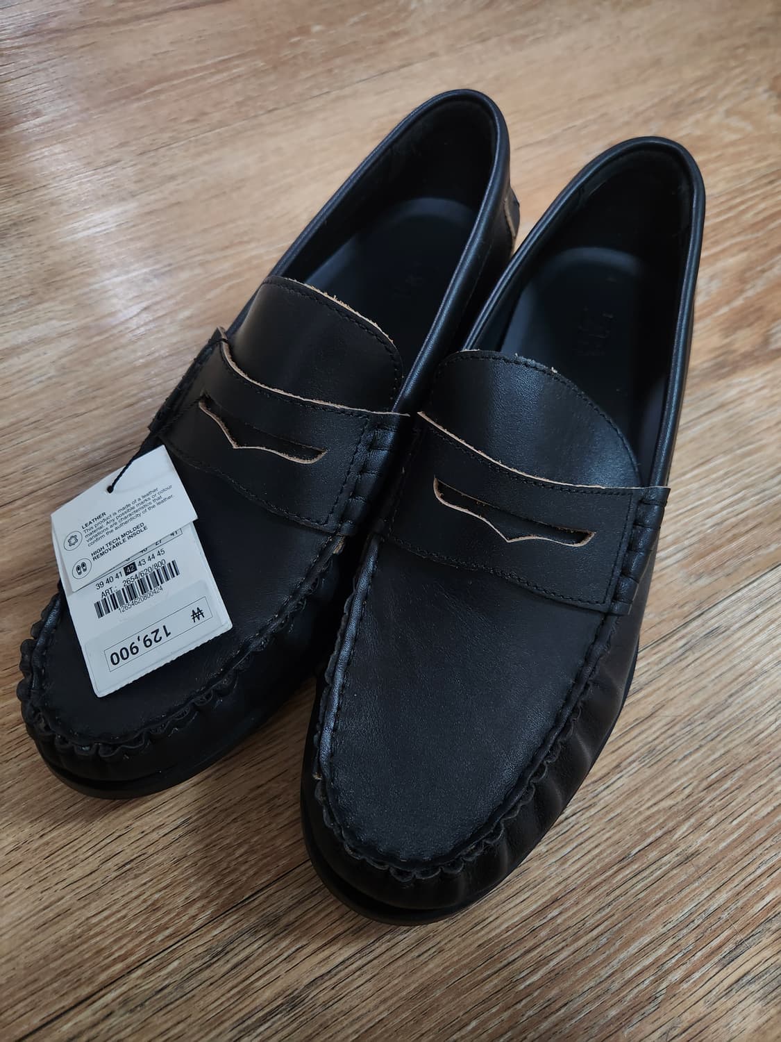 자라 소가죽 빈티지 로퍼 (42) 상품이미지1