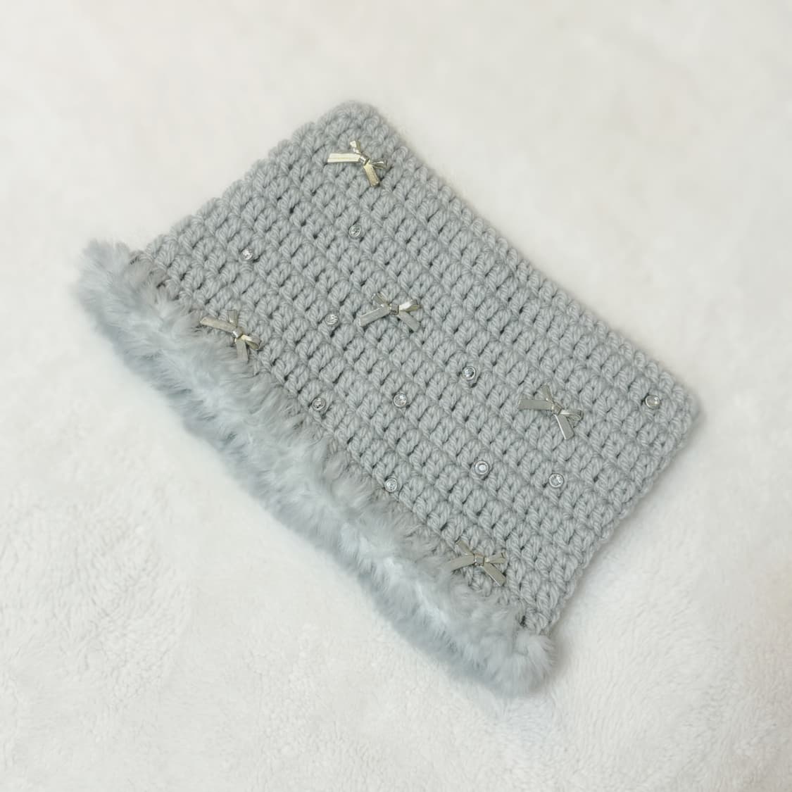 하라주쿠 히메갸루 오네갸루 비즈 고양이 비니 ≽^•⩊•^≼ 상품이미지1