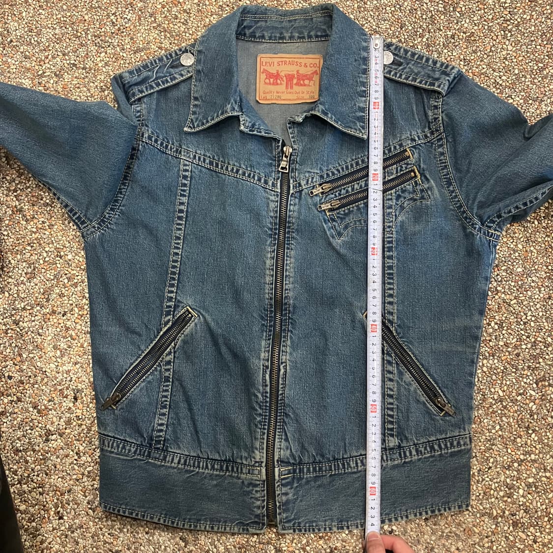 370 리바이스 웨스턴 라이더 데님 청자켓 상품이미지7