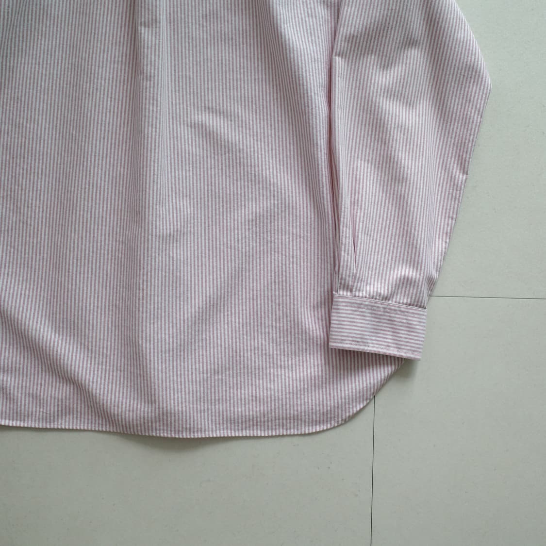 90s 폴로 랄프로렌 캔디드 스트라이프 버튼다운 옥스포드 셔츠 L 상품이미지8