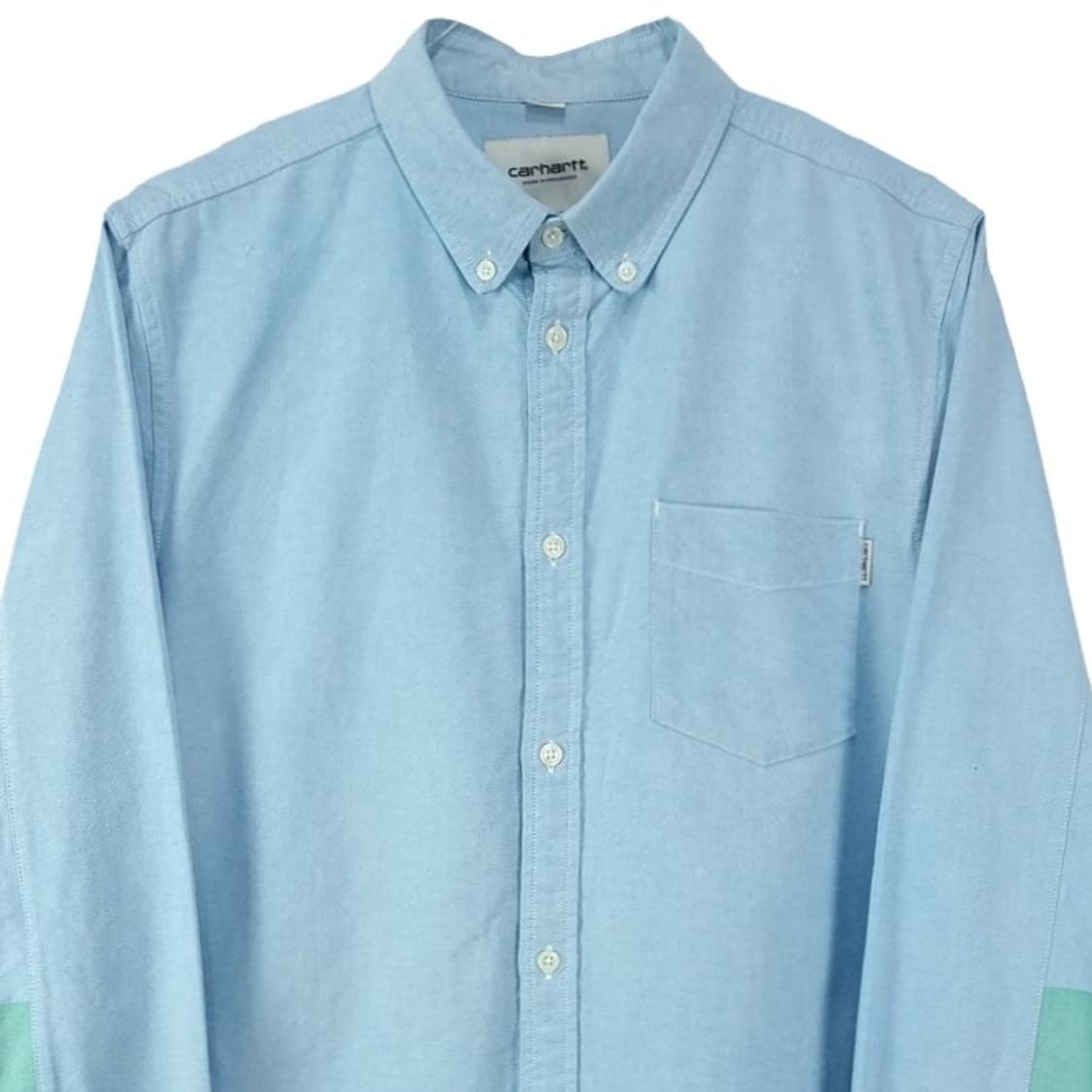 [칼하트 윕] 뒷판 배색 옥스포드 셔츠 스카이 M19927 상품이미지4